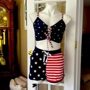 Star-spangled shorts- Justice